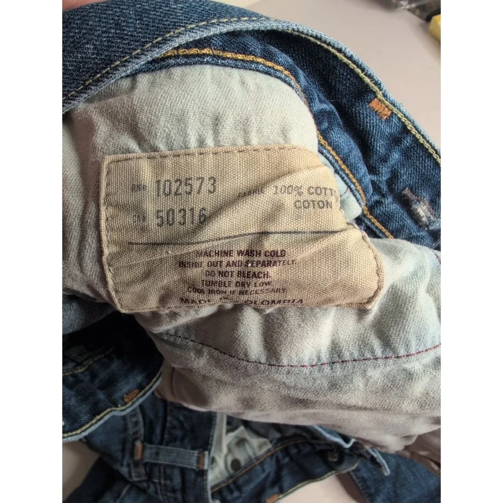 Y2K Hollister Huntington Low Rise Slim Straight 34x32 Men Surf Beach Skate